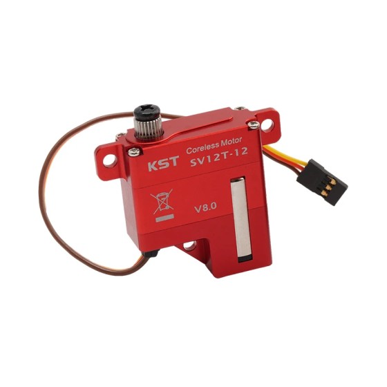 HOT KST SV12T-12 Super High Voltage 12V 22kg 0.11sec Wing Coreless Motor for RC Gliders RC Jets Industrial Applications  UAVs